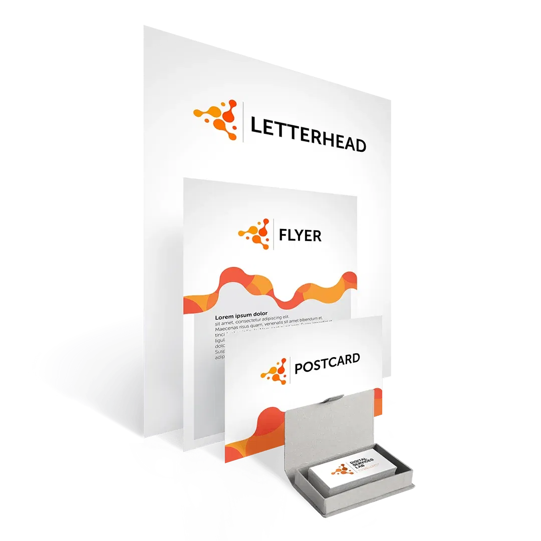 Letterhead Flyers Postcards Business Cards 1